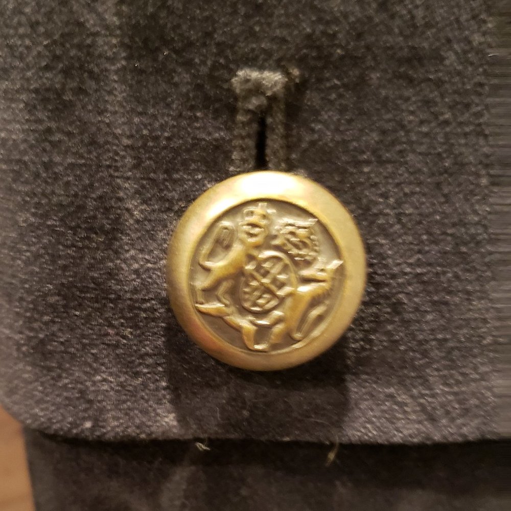 London Jean Black Velvet blazer with bronze buttons - Picture 9 of 15